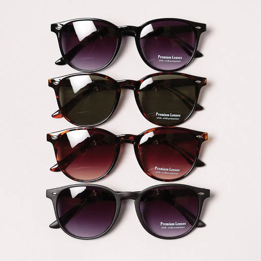 Thin Round Tinted Sunglasses