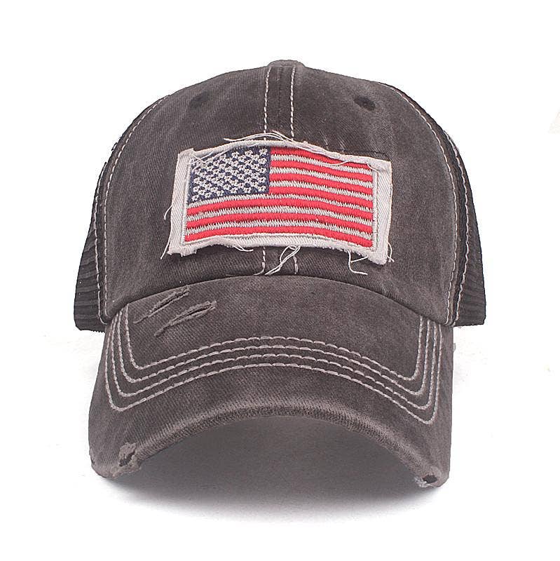 Fourth of July mesh baseball cap