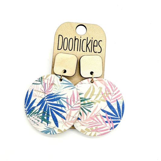 The Palm Beach Piggyback Collection - Summer Leather Earrings