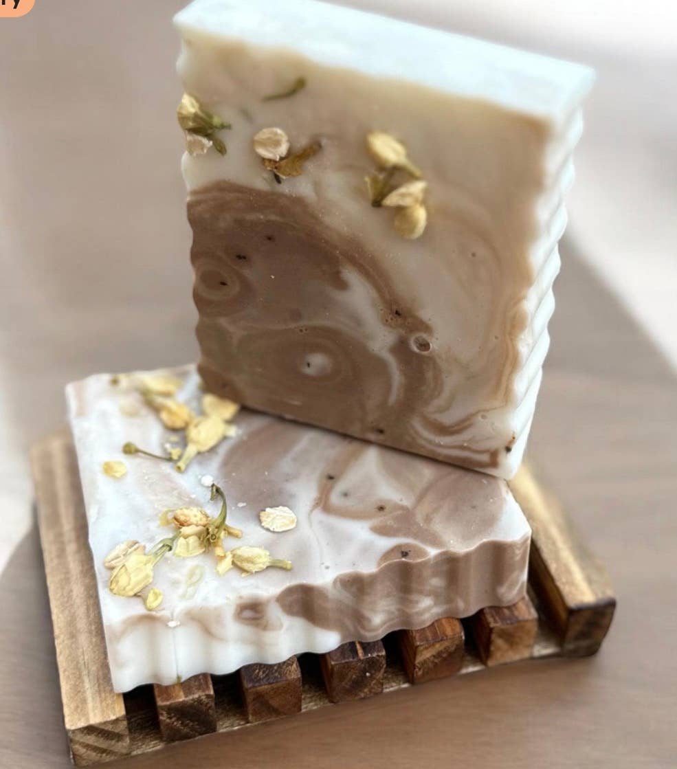 Cocoa butter cashmere luxury goat milk soap