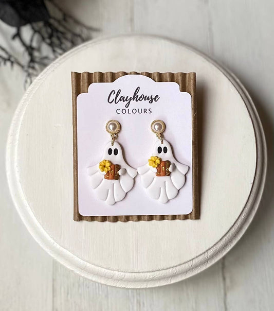 Halloween Book Earrings | Fall Book Earrings 