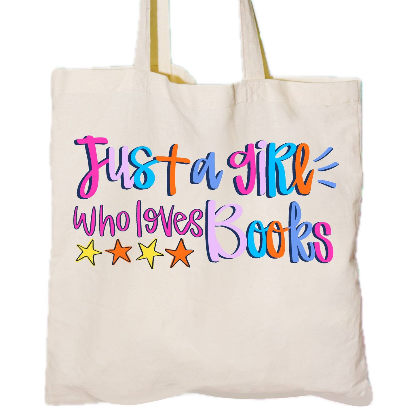 Just a girl who loves books tote bag