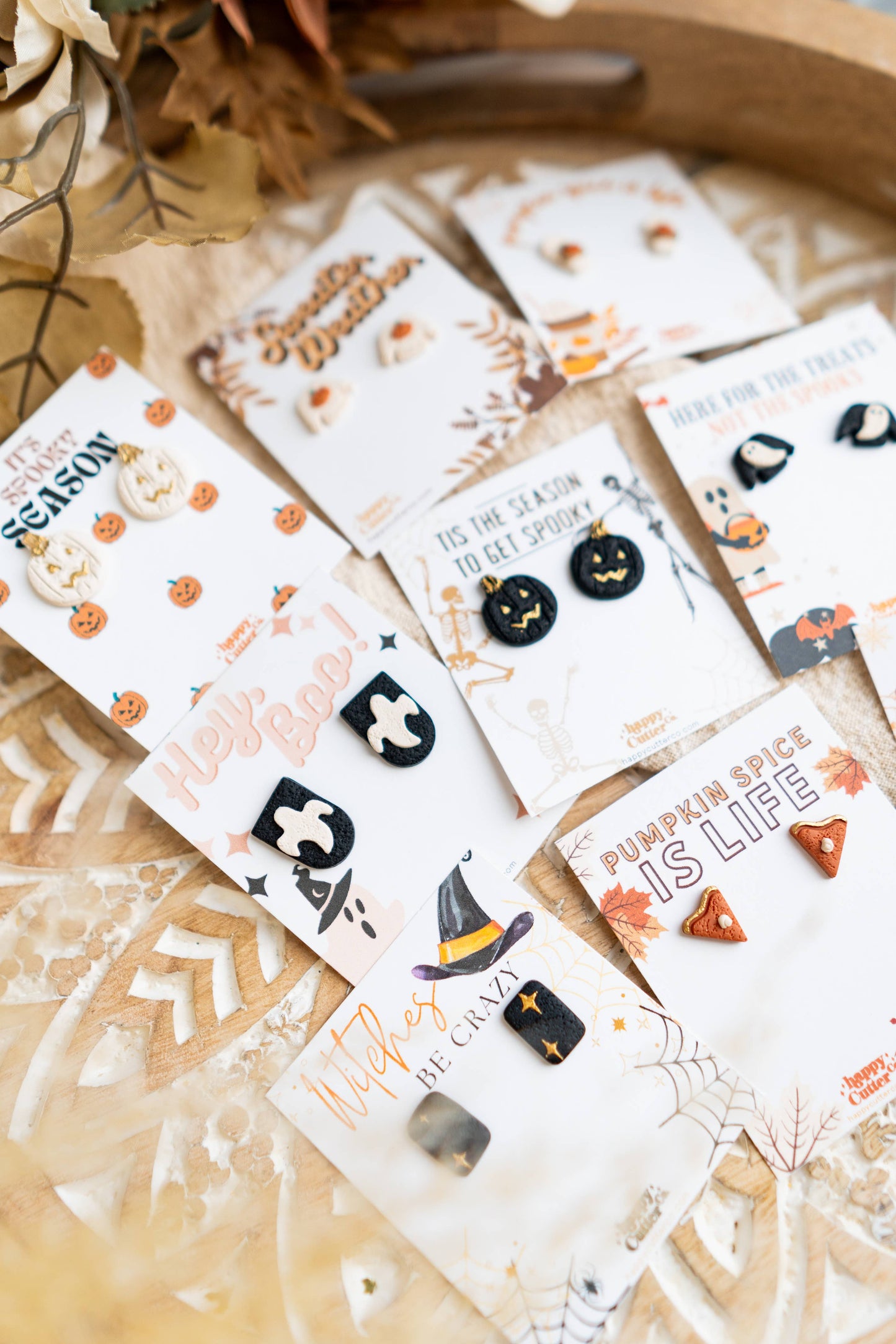 Pumpkin Stud Earrings | Fall Studs | Autumn Jewelry