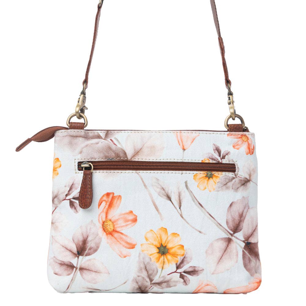 Maple Ridge Cotton & Leather Crossbody Bag Variant Combo