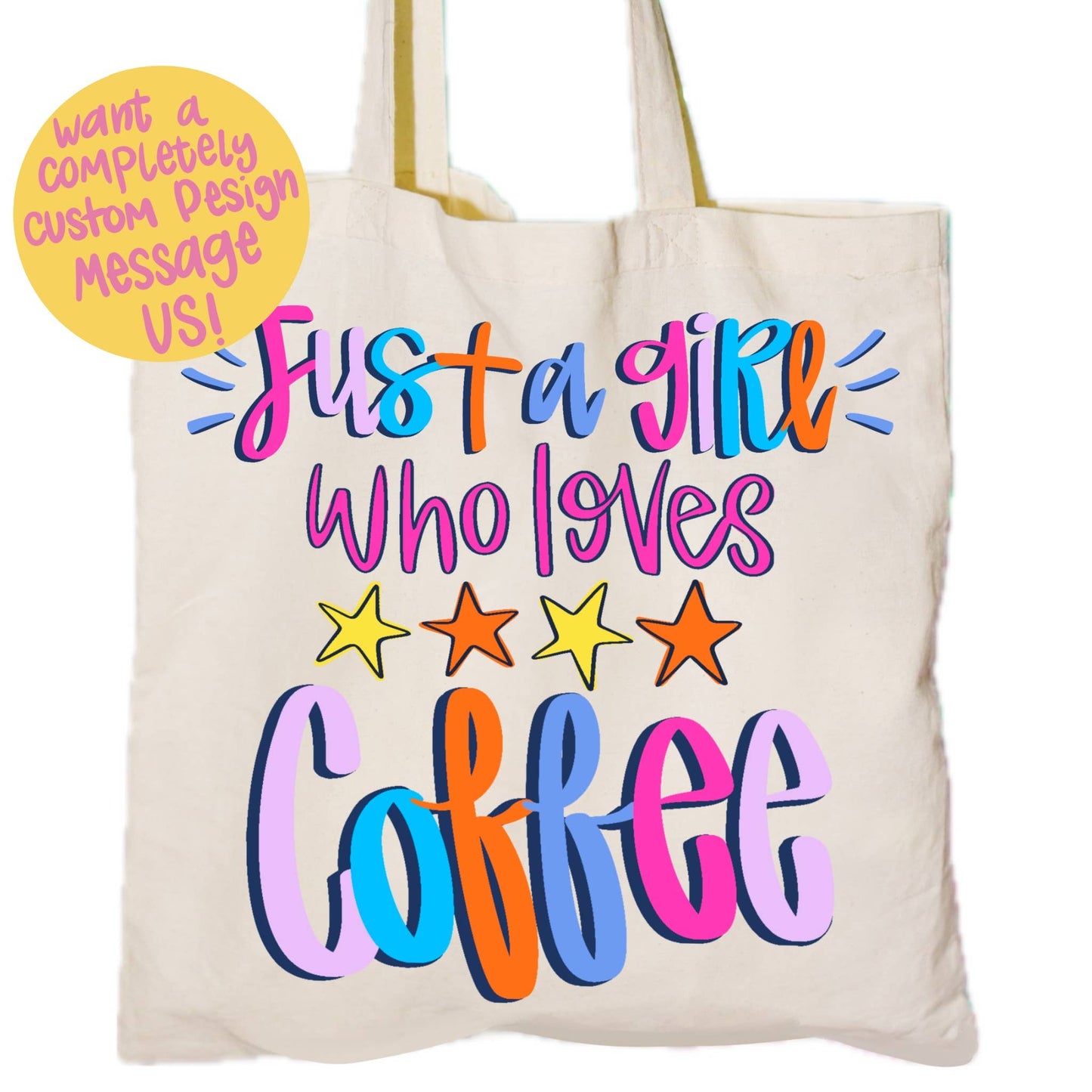 Just a girl who loves coffee tote bag