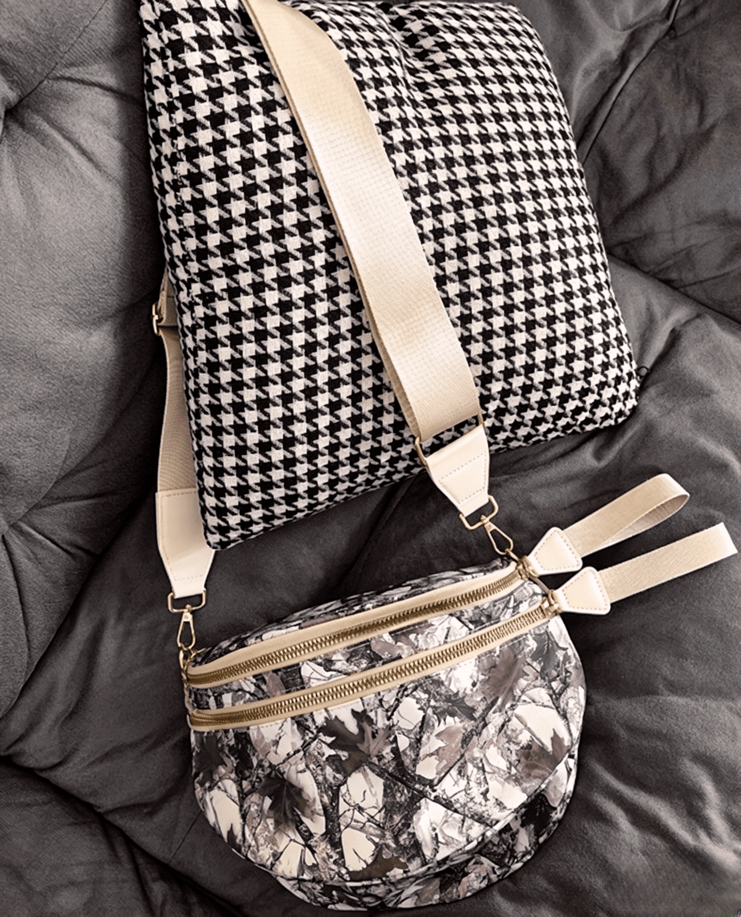 Leopard Camo Print Bum Bag Crossbody