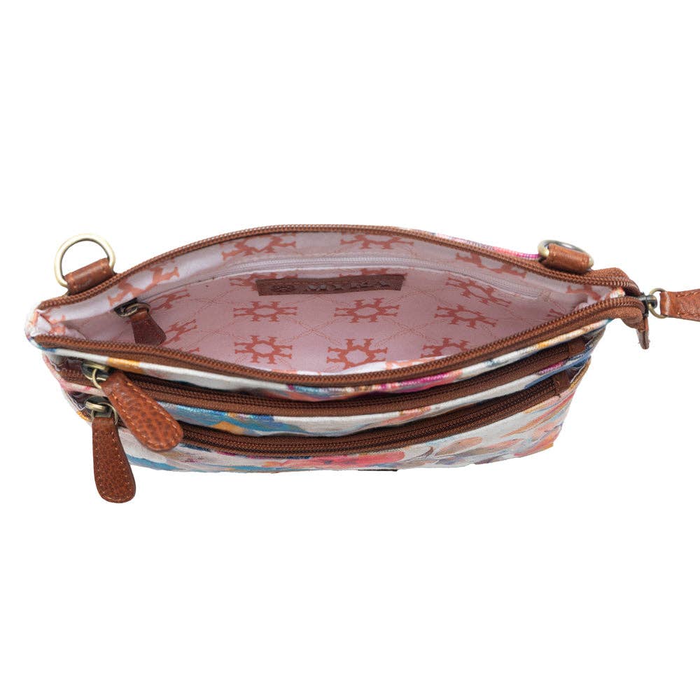 Maple Ridge Cotton & Leather Crossbody Bag Variant Combo