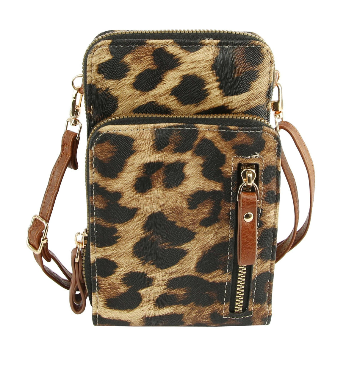 Multi Pocket Cellphone Crossbody Bag