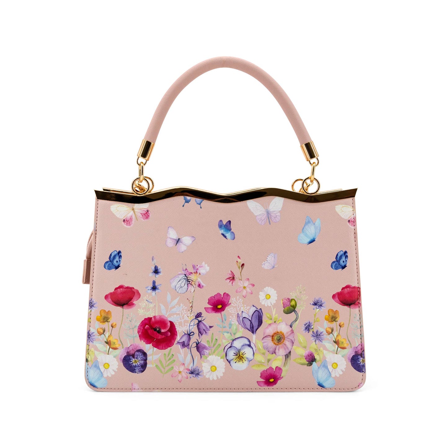 Clarette Floral Tassel Top Handle Crossbody Bag