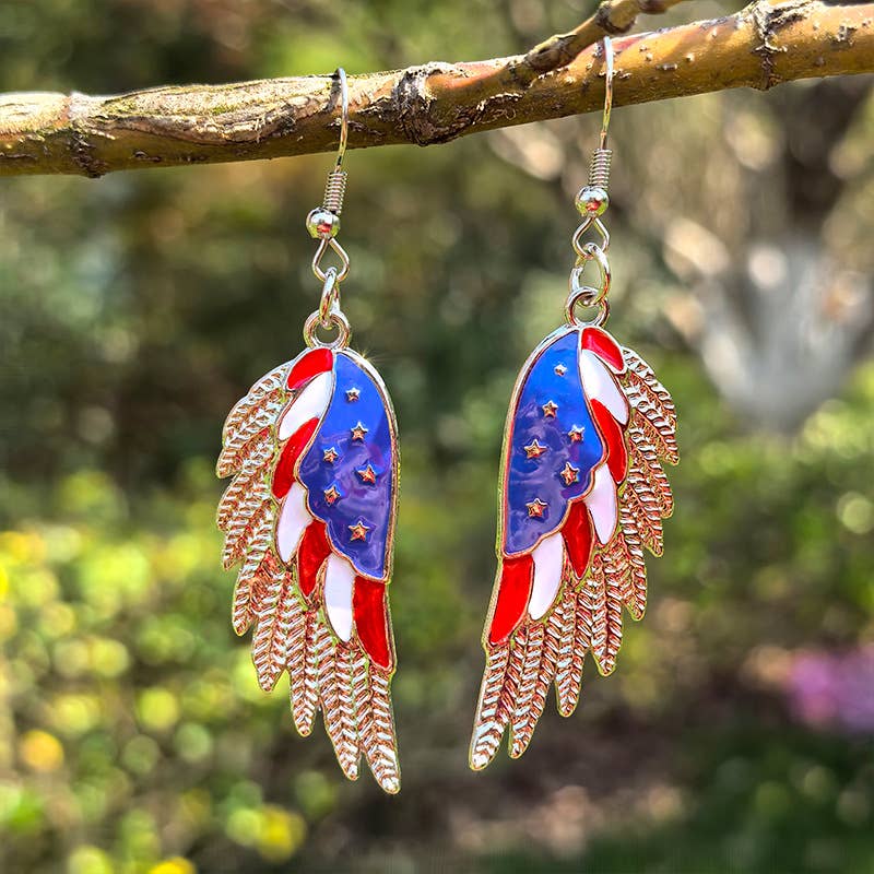Fourth Of July Series Fashion Earrings