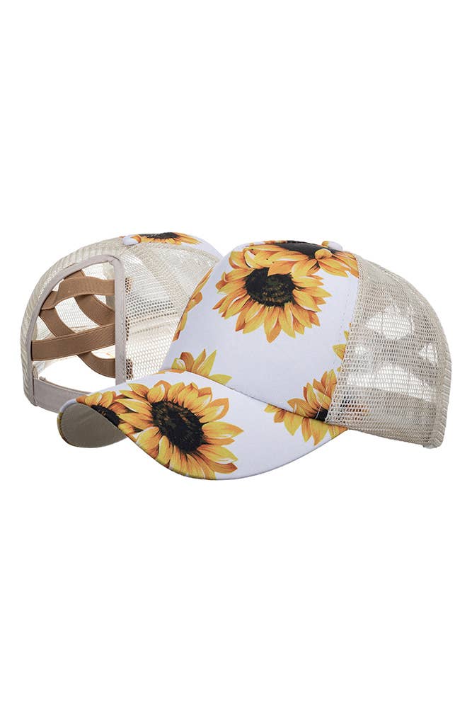 Sunflower Baseball Cap MOQ 3pcs ZMM016