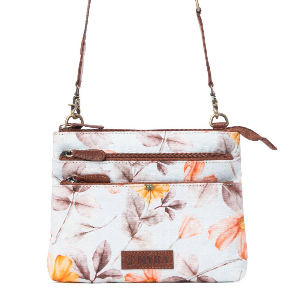 Maple Ridge Cotton & Leather Crossbody Bag Variant Combo