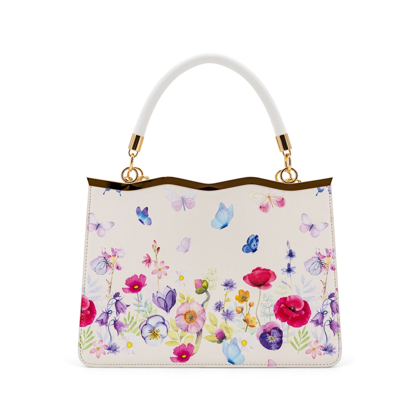 Clarette Floral Tassel Top Handle Crossbody Bag
