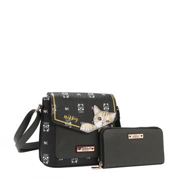 Cat 3 PIECE SET (BACKPACK, CROSSBODY, WALLET)