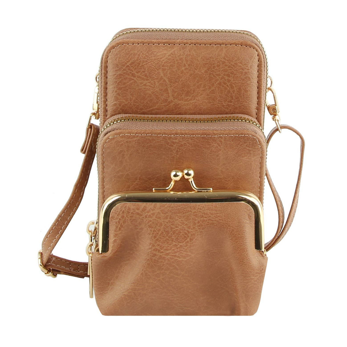 Small Crossbody for Women Double Zip Adjustable Strap Over t