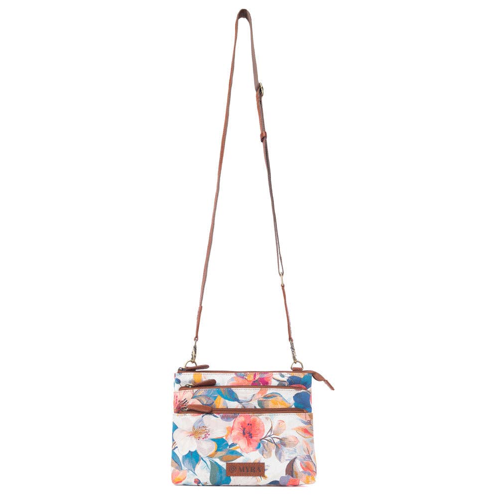 Maple Ridge Cotton & Leather Crossbody Bag Variant Combo