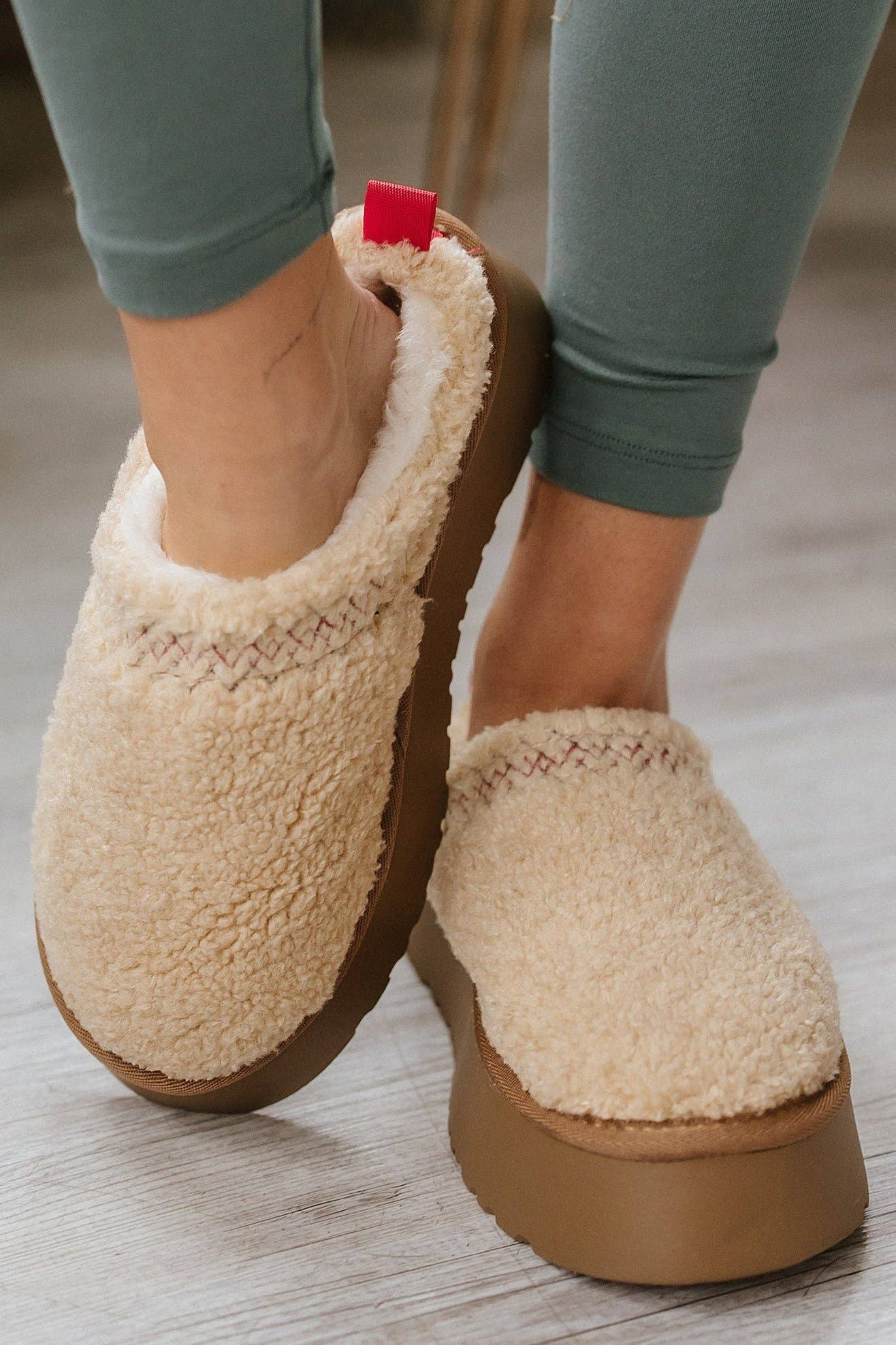 Isabella Suede Contrast Slippers