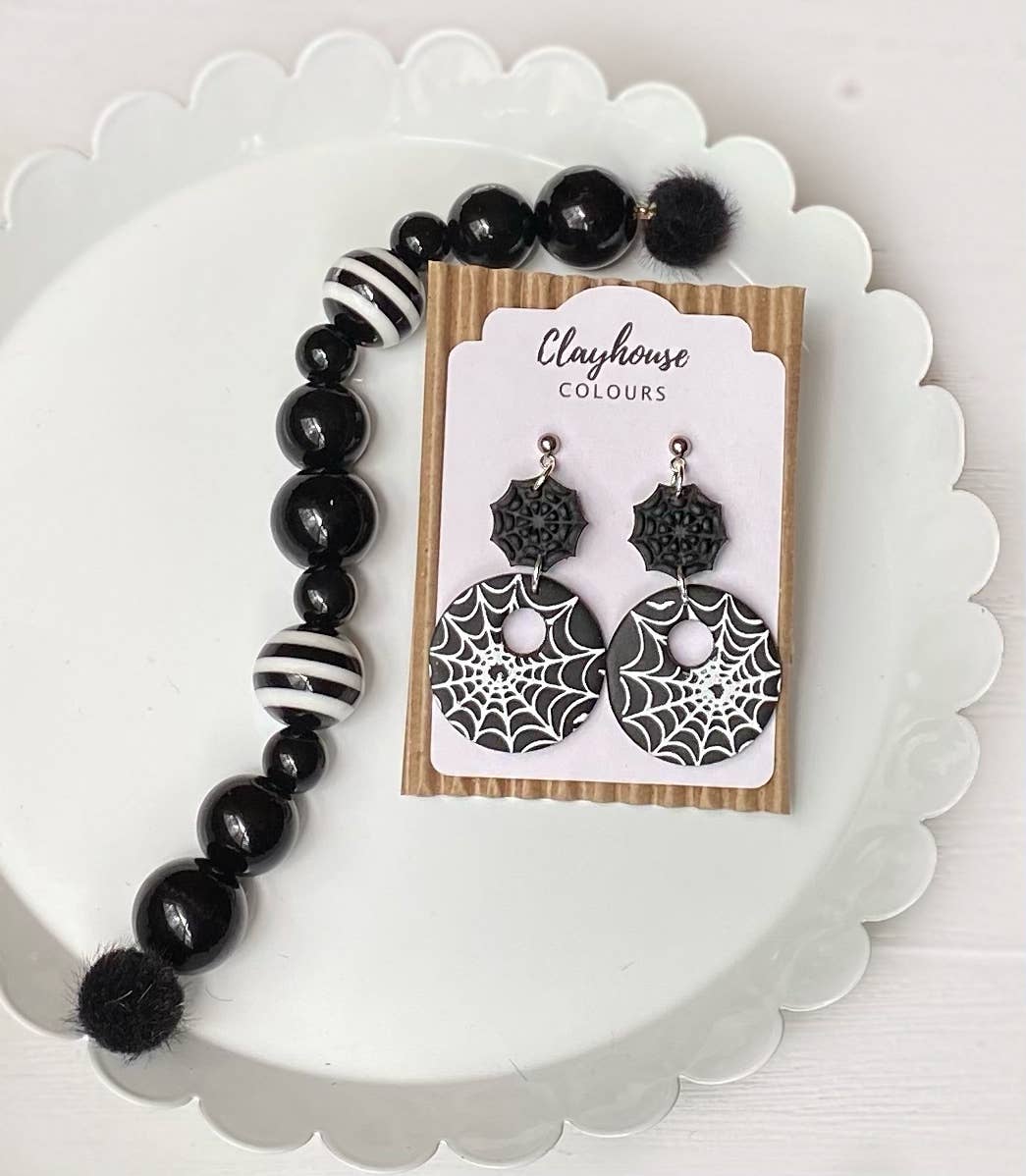 Spooky Season Clay Earrings