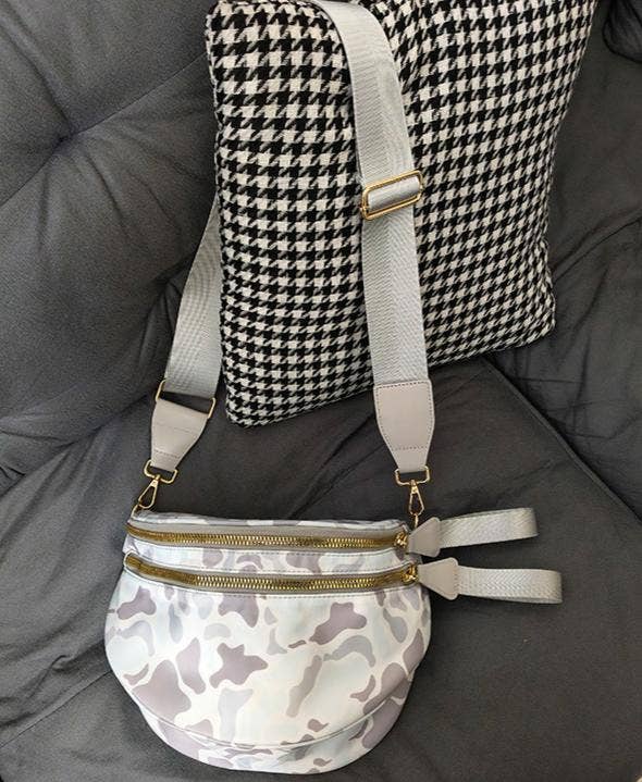 Leopard Camo Print Bum Bag Crossbody