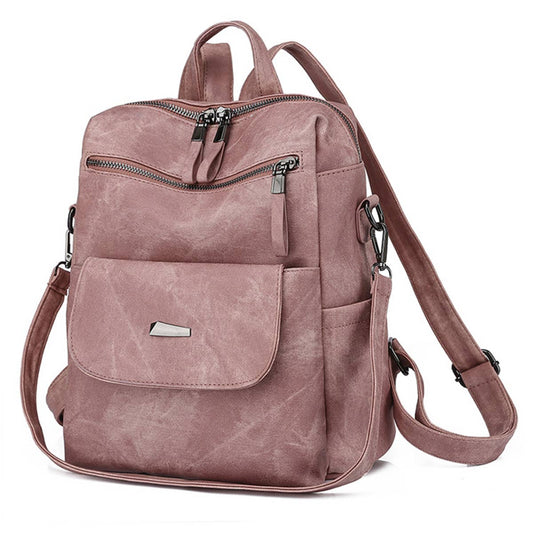 WOMEN BACKPACK FASHION LEATHER TRAVEL SHOULDER BAGS_CWAB0730