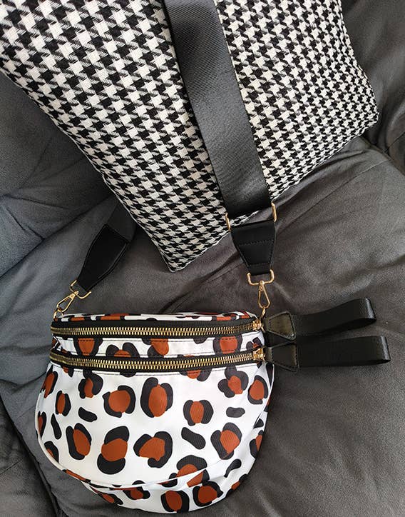 Leopard Camo Print Bum Bag Crossbody