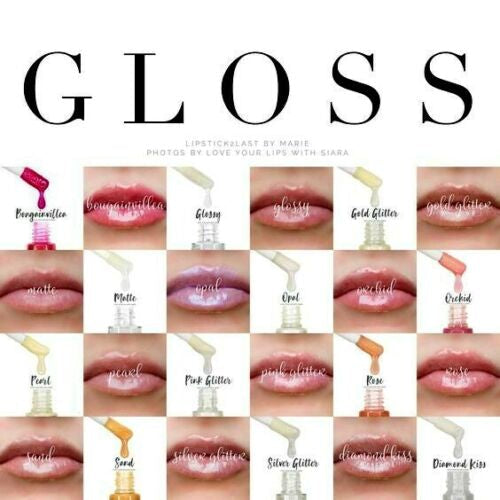 Glosses and lip balms