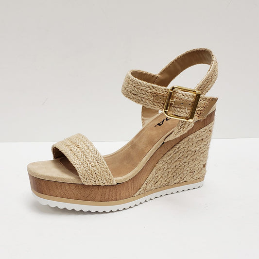 Tan wedge by CCOCCI