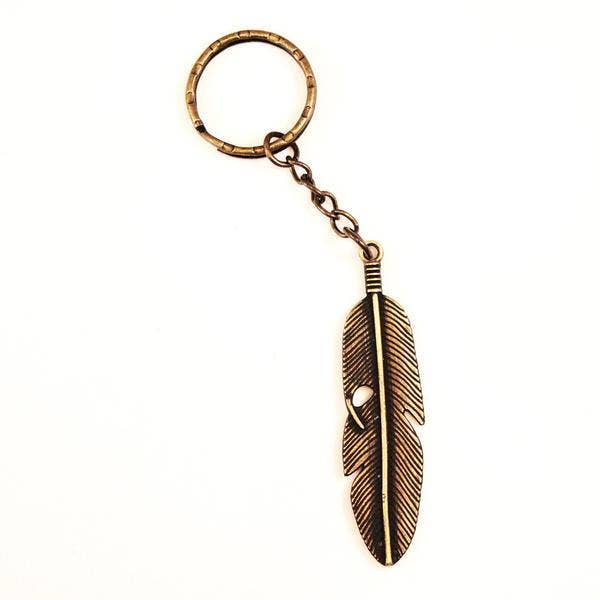 Feather Keychain (color options available)